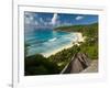 View Over the Beach of Grand Anse, La Digue, Seychelles, Indian Ocean, Africa-null-Framed Photographic Print