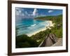 View Over the Beach of Grand Anse, La Digue, Seychelles, Indian Ocean, Africa-null-Framed Photographic Print