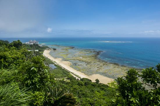 'View over the beach of the sacred site of Sefa Utaki, UNESCO World ...