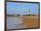 View over the beach towards the lighthouse, Cabo Polonio, Rocha Department, Uruguay, South America-Karol Kozlowski-Framed Photographic Print