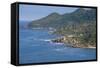 View over the beautiful coastline of Labadie, Cap Haitien, Haiti, Caribbean, Central America-Michael Runkel-Framed Stretched Canvas