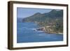 View over the beautiful coastline of Labadie, Cap Haitien, Haiti, Caribbean, Central America-Michael Runkel-Framed Photographic Print