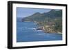 View over the beautiful coastline of Labadie, Cap Haitien, Haiti, Caribbean, Central America-Michael Runkel-Framed Photographic Print