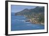 View over the beautiful coastline of Labadie, Cap Haitien, Haiti, Caribbean, Central America-Michael Runkel-Framed Photographic Print