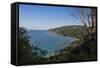 View over the beautiful coastline of Labadie, Cap Haitien, Haiti, Caribbean, Central America-Michael Runkel-Framed Stretched Canvas