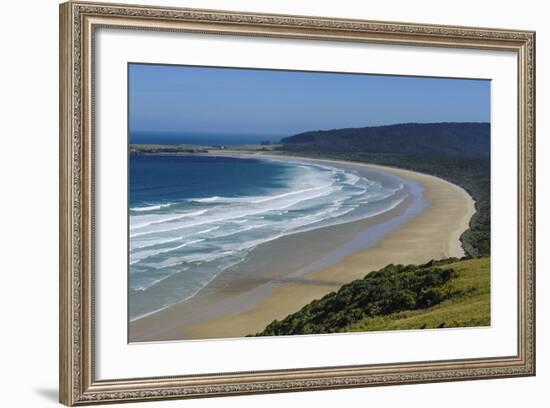 View over the Beautiful Tautuku Bay, the Catlins, South Island, New Zealand, Pacific-Michael-Framed Photographic Print