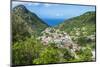 View over The Bottom, capital of Saba, Netherland Antilles, West Indies, Caribbean, Central America-Michael Runkel-Mounted Photographic Print