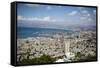 View over the City and Port, Haifa, Israel, Middle East-Yadid Levy-Framed Stretched Canvas