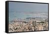 View over the city and port, Haifa, Israel, Middle East-Alexandre Rotenberg-Framed Stretched Canvas