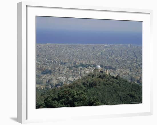 View Over the City, Barcelona, Catalonia (Cataluna) (Catalunya), Spain, Europe-Adina Tovy-Framed Photographic Print