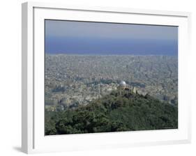 View Over the City, Barcelona, Catalonia (Cataluna) (Catalunya), Spain, Europe-Adina Tovy-Framed Photographic Print