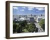 View Over the City, Christchurch, Canterbury, South Island, New Zealand, Pacific-Mrs Holdsworth-Framed Photographic Print