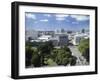 View Over the City, Christchurch, Canterbury, South Island, New Zealand, Pacific-Mrs Holdsworth-Framed Photographic Print