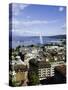 View Over the City, Geneva, Switzerland, Europe-Michael Jenner-Stretched Canvas