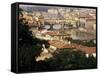 View Over the City Including the River Arno, Florence, Italy-Peter Scholey-Framed Stretched Canvas