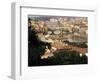 View Over the City Including the River Arno, Florence, Italy-Peter Scholey-Framed Photographic Print