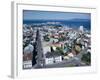 View Over the City, Reykjavik, Iceland, Polar Regions-David Lomax-Framed Photographic Print