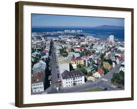 View Over the City, Reykjavik, Iceland, Polar Regions-David Lomax-Framed Photographic Print