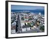 View Over the City, Reykjavik, Iceland, Polar Regions-David Lomax-Framed Photographic Print