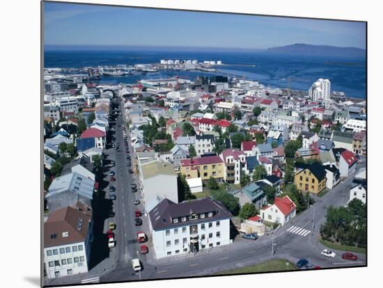 View Over the City, Reykjavik, Iceland, Polar Regions-David Lomax-Mounted Photographic Print