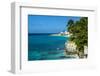 View over the cliffs of Mullet Bay, Sint Maarten, West Indies, Caribbean, Central America-Michael Runkel-Framed Photographic Print