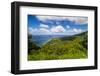 View over the coastline of Montserrat, British Overseas Territory, West Indies, Caribbean, Central -Michael Runkel-Framed Photographic Print