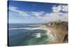 View over the coastline of the Kaikoura Peninsula from the Kaikoura Peninsula Walkway, Kaikoura, Ca-Ruth Tomlinson-Stretched Canvas