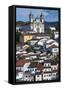 View over the Colonial Town of Ouro Preto-Michael Runkel-Framed Stretched Canvas