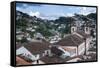 View over the Colonial Town of Ouro Preto-Michael Runkel-Framed Stretched Canvas