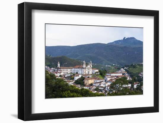 View over the Colonial Town of Ouro Preto-Michael Runkel-Framed Photographic Print