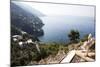 View over the Costiera Amalfitana from Positano Cemetery-Oliviero Olivieri-Mounted Photographic Print