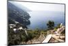 View over the Costiera Amalfitana from Positano Cemetery-Oliviero Olivieri-Mounted Photographic Print