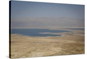 View over the Dead Sea from Masada Fortress on the Edge of the Judean Desert, Israel, Middle East-Yadid Levy-Stretched Canvas