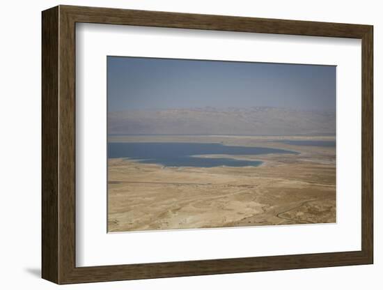 View over the Dead Sea from Masada Fortress on the Edge of the Judean Desert, Israel, Middle East-Yadid Levy-Framed Photographic Print