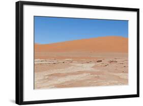 View over the Deadvlei with the Famous Red Dunes of Namib Desert-Micha Klootwijk-Framed Photographic Print