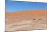 View over the Deadvlei with the Famous Red Dunes of Namib Desert-Micha Klootwijk-Mounted Photographic Print