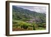 View over the Dieng Plateau, Java, Indonesia, Southeast Asia, Asia-Michael Runkel-Framed Photographic Print