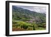 View over the Dieng Plateau, Java, Indonesia, Southeast Asia, Asia-Michael Runkel-Framed Photographic Print