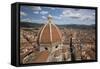 View over the Duomo and City from the Campanile, Florencetuscany, Italy, Europe-Stuart Black-Framed Stretched Canvas