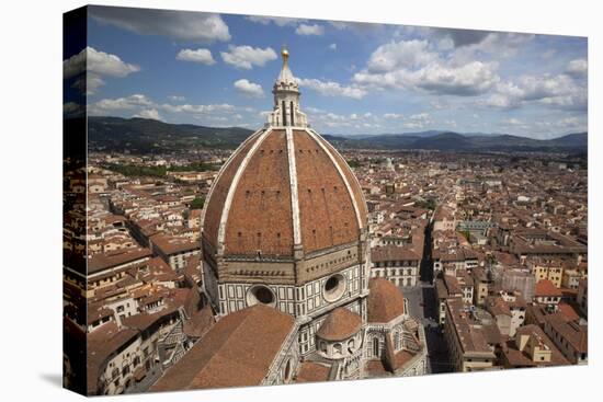 View over the Duomo and City from the Campanile, Florencetuscany, Italy, Europe-Stuart Black-Stretched Canvas