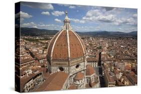 View over the Duomo and City from the Campanile, Florencetuscany, Italy, Europe-Stuart Black-Stretched Canvas