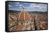 View over the Duomo and City from the Campanile, Florencetuscany, Italy, Europe-Stuart Black-Framed Stretched Canvas