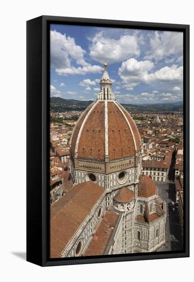 View over the Duomo and City from the Campanile, Florencetuscany, Italy, Europe-Stuart Black-Framed Stretched Canvas