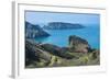 View over the East Coast of Sark and the Island Brecqhou, Channel Islands, United Kingdom-Michael Runkel-Framed Photographic Print