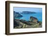 View over the East Coast of Sark and the Island Brecqhou, Channel Islands, United Kingdom-Michael Runkel-Framed Photographic Print