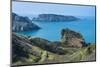 View over the East Coast of Sark and the Island Brecqhou, Channel Islands, United Kingdom-Michael Runkel-Mounted Photographic Print