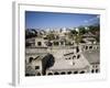 View over the Ecolano Excavations with Mount Vesuvius in the Background, Herculaneum, Campania-Oliviero Olivieri-Framed Photographic Print