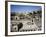 View over the Ecolano Excavations with Mount Vesuvius in the Background, Herculaneum, Campania-Oliviero Olivieri-Framed Photographic Print