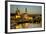 View over the Elbe on the Illuminated Dresden with City Palace-Uwe Steffens-Framed Photographic Print