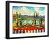 View over the Fence-Vessela G.-Framed Giclee Print